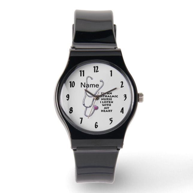 Oftalmisk sjuksköterska ur armbandsur (Framsida)