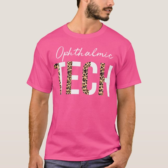Oftalmisk tekniker Oftalmisk teknik Optometrist T Shirt (Framsida)