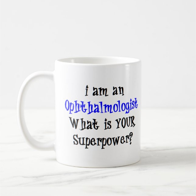 oftalmolog kaffemugg (Vänster)