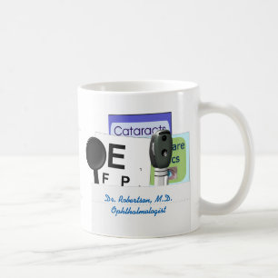 Oftalmologi- eller Optometrykarriär Kaffemugg