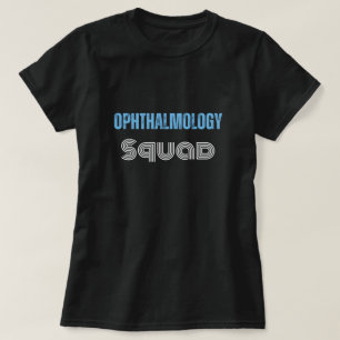 Oftalmologi Kvadratiskt citat med texturerad text T Shirt