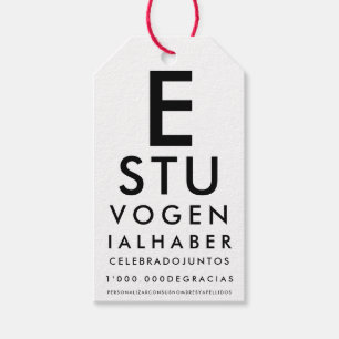 Oftalmologi Optometri Ögonkartong Festsaker Presentetikett