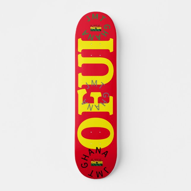 OFUI JMT GHANA 7 3/4-tums Skateboard Deck (Framsida)
