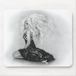 Ofullbordad ängel Mousepad Musmatta