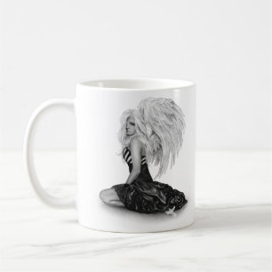 Ofullbordad ängelmugg kaffemugg