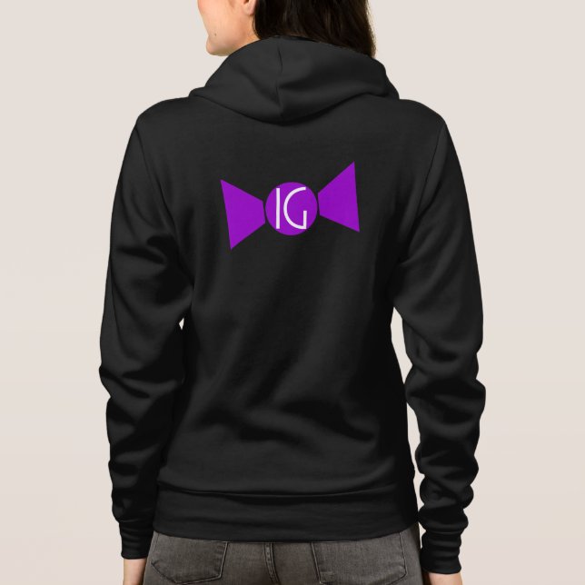 Ofullbordad gentlemanHoodie (kvinnor) T Shirt (Baksida)