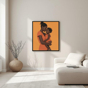 Ofullkomlig Bindning – Minimalistisk Mor & Barn XI Poster