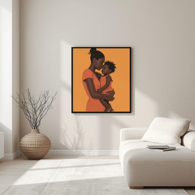 Ofullkomlig Bindning – Minimalistisk Mor & Barn XI Poster (Skapare uppladdad)
