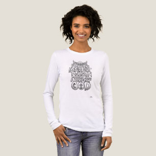 Ofullkomlig person perfekt Gud Långärmad T Shirt