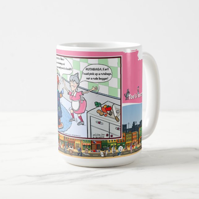Ofullkomlig tiggare | Ordlek Humor Klassiker Kaffemugg (Framsida höger)