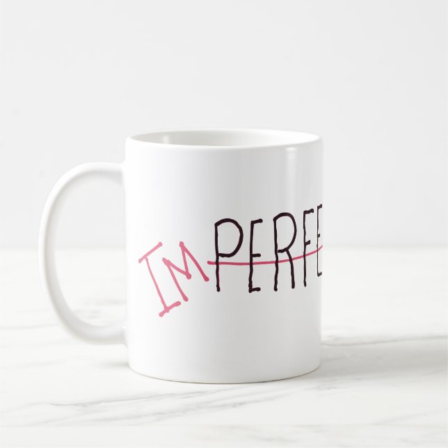Ofullkomlighetsmännniska Kaffemugg (Vänster)