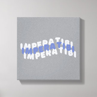 Ofullkomligt Perfekt Inspirerande Typografi Canvastryck