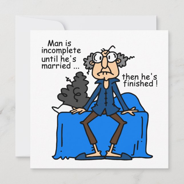 Ofullständig sedan Avslutat Giftermål Humor (Framsida)