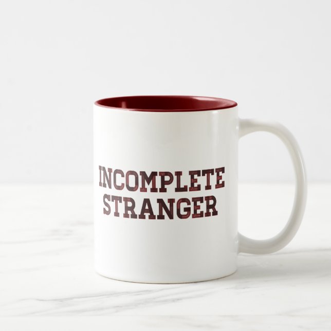 Ofullständig Stranger Två-Tonad Mugg (Höger)