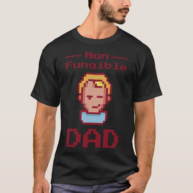 Ofungibel token för pappa Far NFT T Shirt (Framsida)