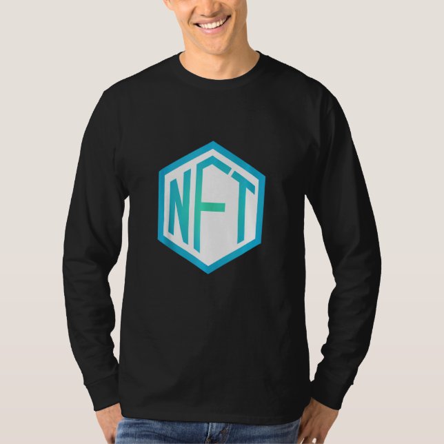 Ofungibla Tokens, Nft, Bitcoin, Blockchain Cryp T Shirt (Framsida)