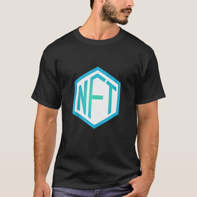 Ofungibla Tokens, Nft, Bitcoin, Blockchain Cryp T Shirt (Framsida)