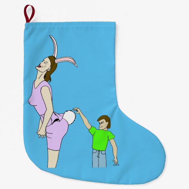 ofuzzy stor julstrumpa (Framsidan)