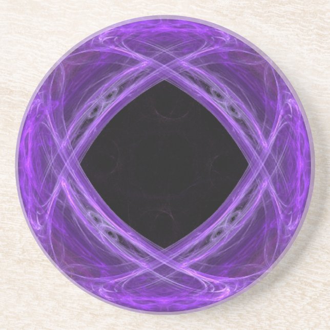 Ofylld Lila Swirls Underlägg (Framsidan)