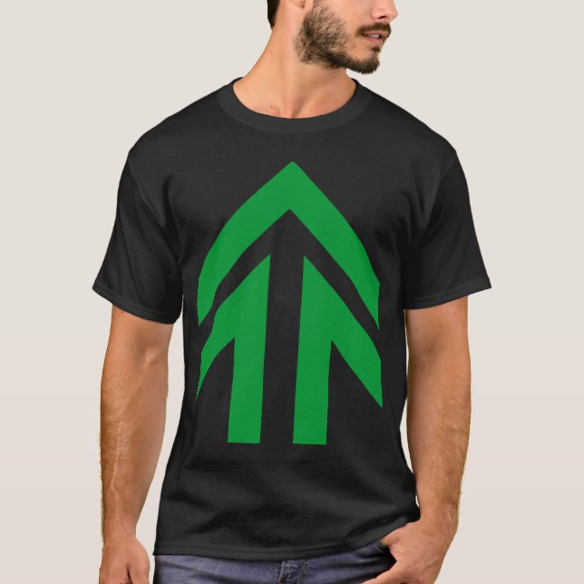 Ofylld pil t-shirt (Framsida)