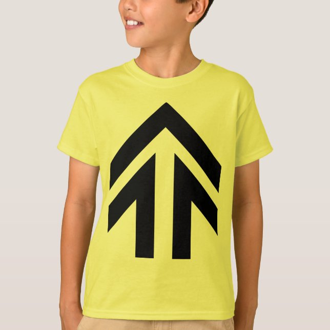 Ofylld pil tee shirt (Framsida)