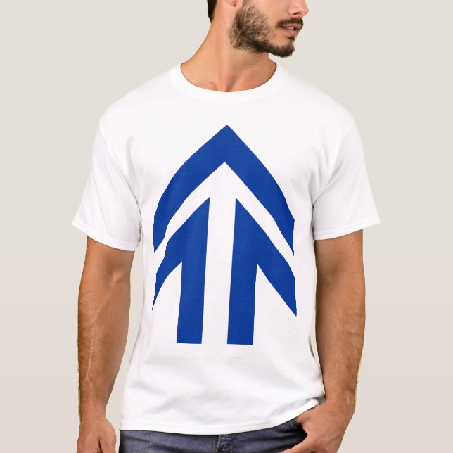 Ofylld pil tee shirt (Framsida)