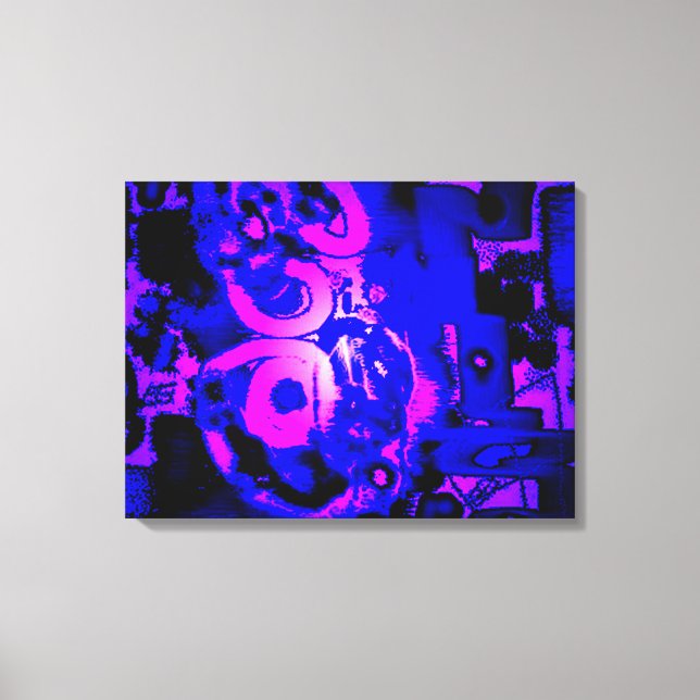 "Ofysisk Graffitti: Spooky" Wrapped Canvas (Framsida)