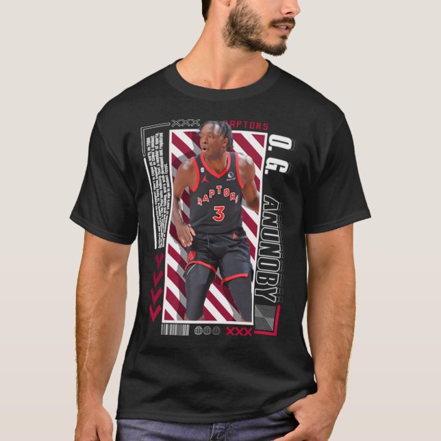 OG Anunoby Papper Poster version T Shirt (Framsida)