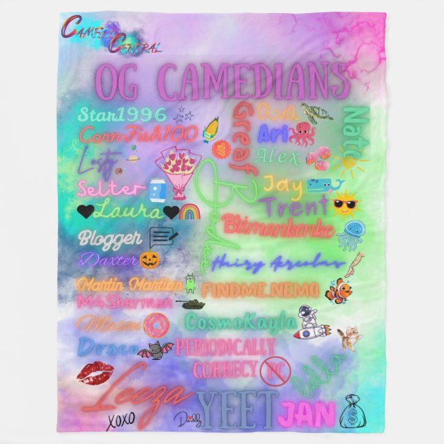 OG Camedian Fleece Blanket (Framsidan)