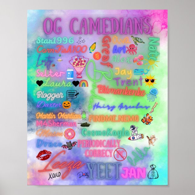 OG Camedian Poster (Framsidan)
