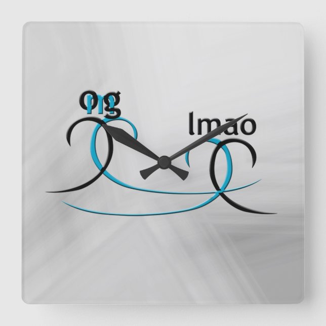 OG! FYRKANTIG KLOCKA (Framsida)