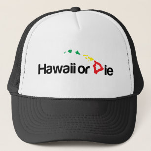 OG Hawaii eller matrislogotyp - Rasta färger Truckerkeps