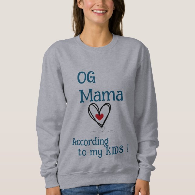 OG Mamma - mors dag T Shirt (Framsida)