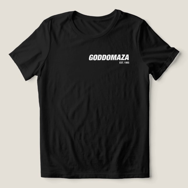 OG MOKO HEAD BLACK VY T SHIRT (Design Framsida)