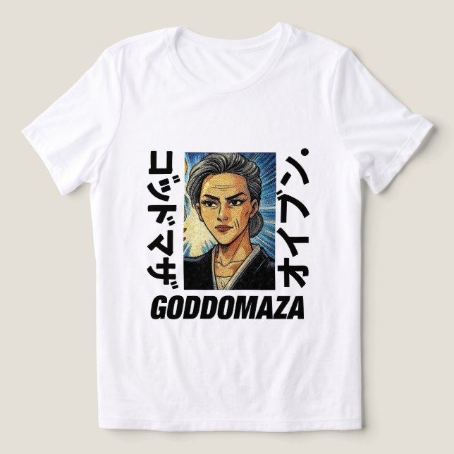 OG MOKO HUAD FÄRG FRAMTIDSVISNING FET TEXT PÅ OG M T SHIRT (Design Framsida)