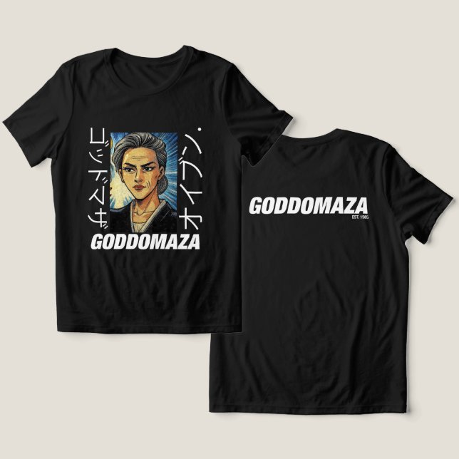 OG MOMOKO FÄRG FRONT-VY T SHIRT (Design fram och bak)