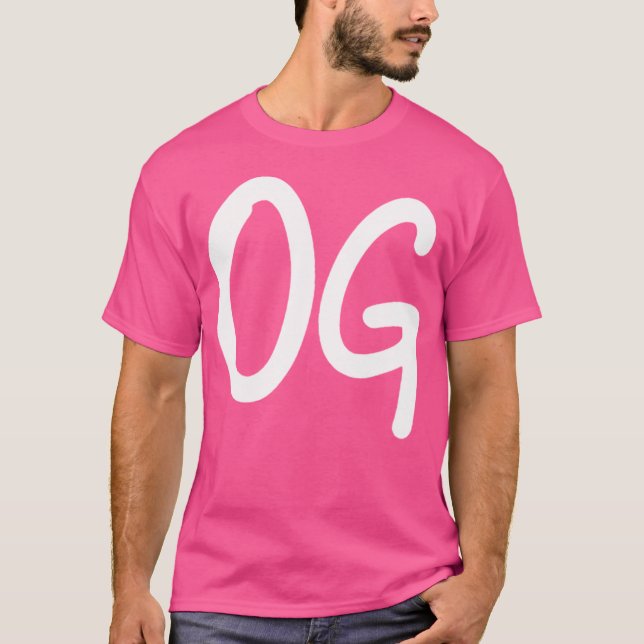 Og Original Gangster Old school Hip-Skutt Graffiti T Shirt (Framsida)