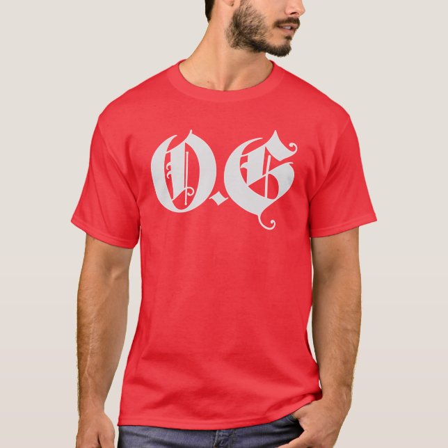 OG Original Gangster vänner T Shirt (Framsida)