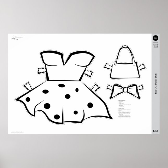 OG-Papper dockningskostnad: MEDIUM Poster (Framsidan)