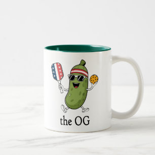 OG Pickleballer Två-Tonad Mugg