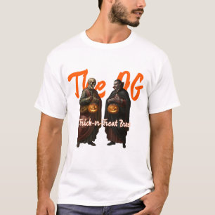 OG-stambrosarna Skeleton & Vampire Ha T Shirt