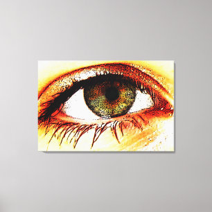 Öga 36 x 24 (90 x 60 cm)-waccna canvastryck