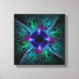 Öga Abstrakt Art Black and White Canvastryck