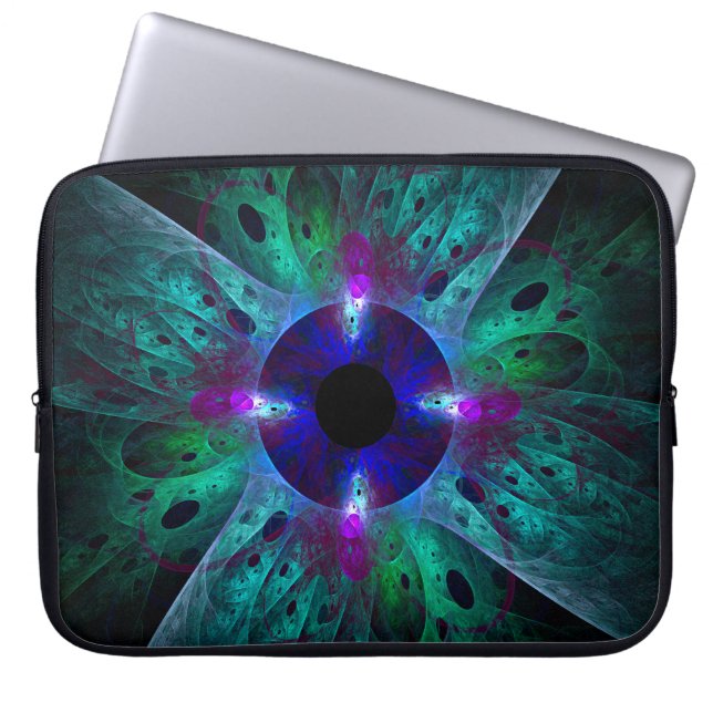 Öga Abstrakt Art Laptop sleeve (Framsidan)