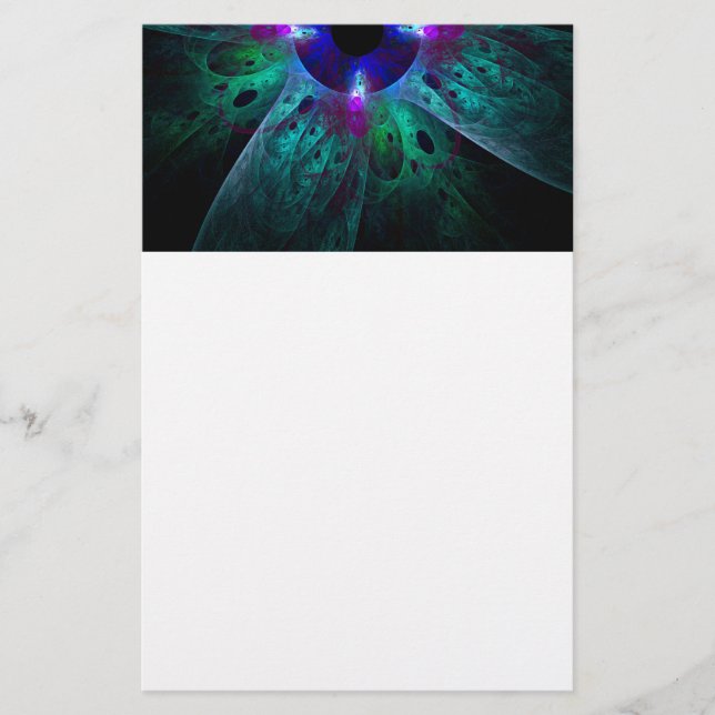 Öga Abstrakt Art Stationery Brevpapper (Framsida)