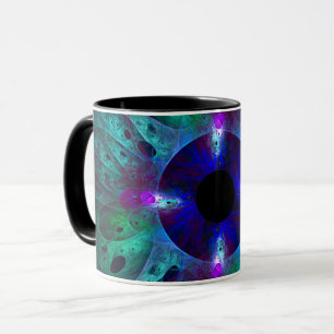 Öga Abstrakt Kaffe Mugg