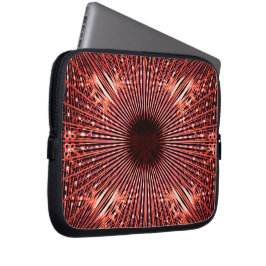 Öga, akryl nål, koralltoner laptop fodral