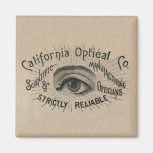 Öga Antique Advertising Optical Magnet