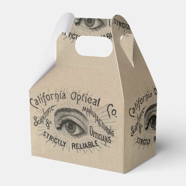 Öga Antique Advertising Optical Presentaskar (Framsidan Sidan)