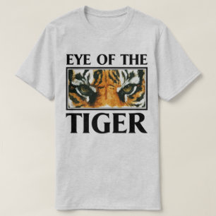 Öga av den Motivational djura sloganutslagsplatse Tee Shirt